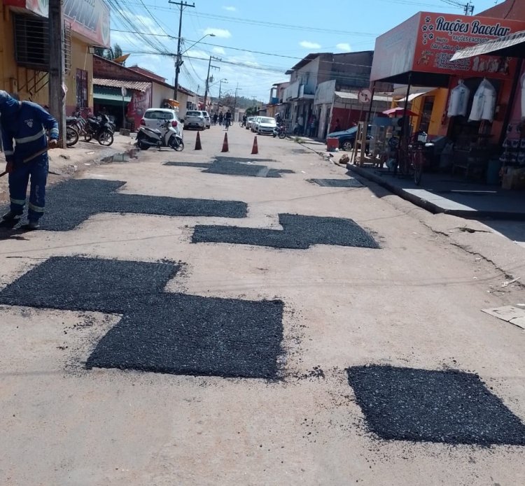 Recuperação de vias avança nos bairros de Imperatriz