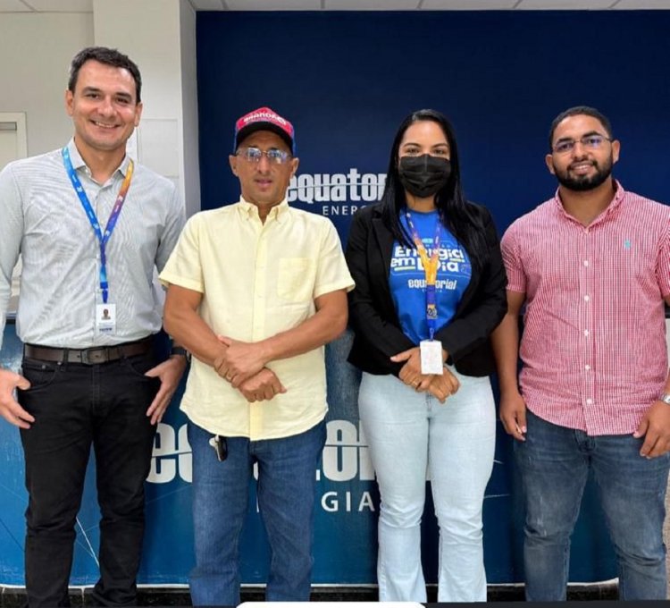 Prefeito Raimundo Coquinho se reúne com representantes da Equatorial Energia