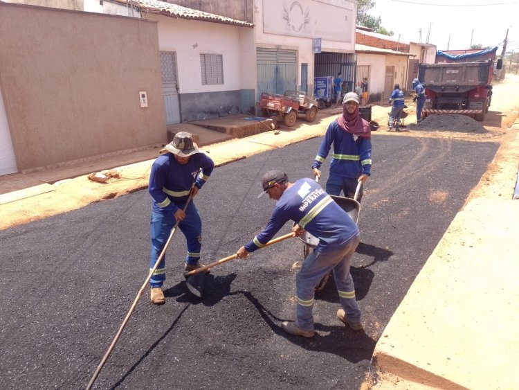 Ruas recebem requalificação asfáltica nos bairros de Imperatriz