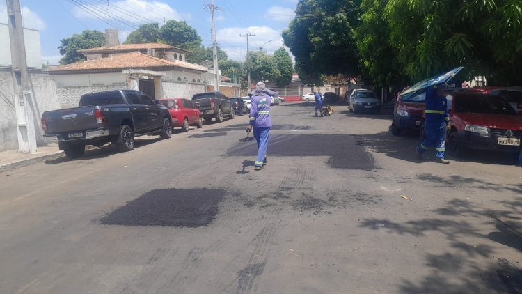 Avança recuperação de vias urbanas nos bairros de Imperatriz