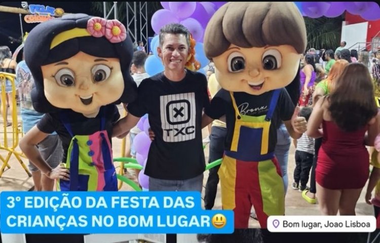 Roni Marcelino destaca realização da 3ª edição da Festa das Crianças no povoado Bom Lugar