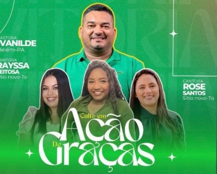 Prefeito eleito de Itaguatins Vitor da Reis celebrará vitória com culto em ação de graças