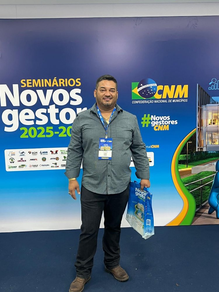 Prefeito eleito de Itaguatins  participa de Seminário para Novos Gestores 2025 a 2028 em Brasília