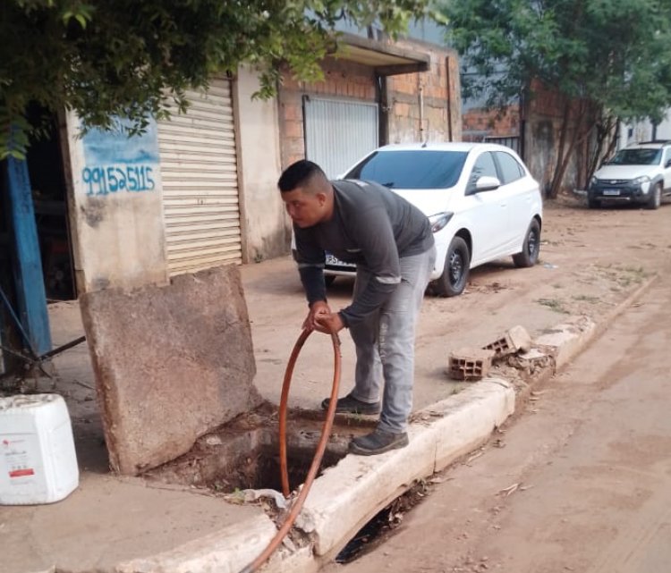 Sinfra reforça limpeza de bocas de lobo e dispositivos de drenagens superficiais em Imperatriz