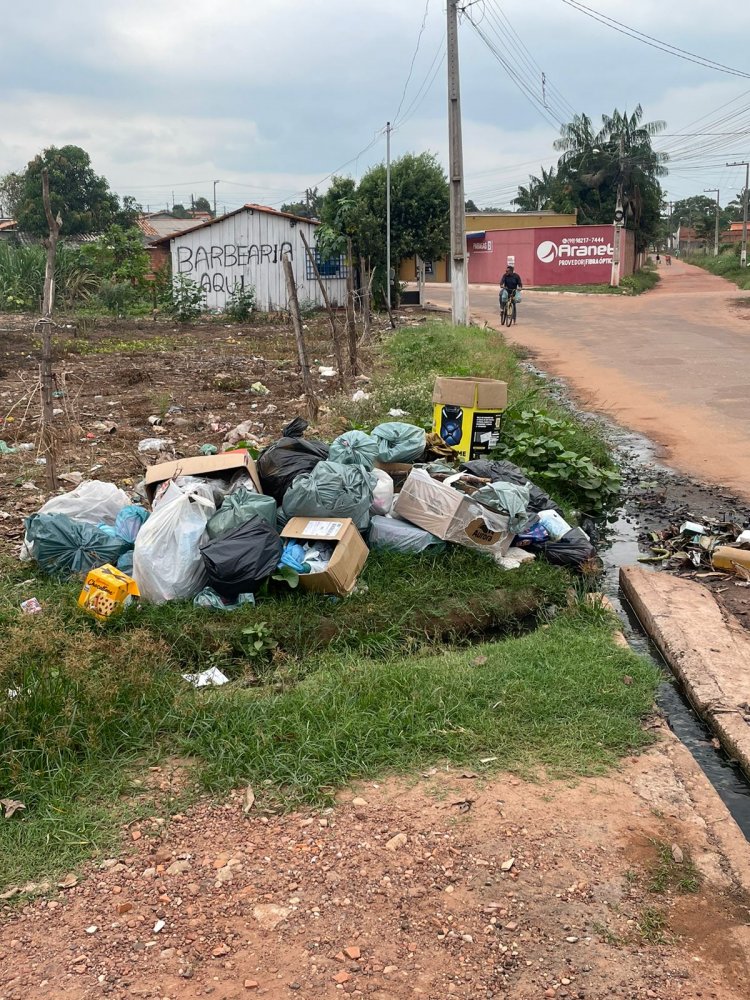 João Lisboa reclama acúmulo de lixo nos bairros e moradores cobram providências à Prefeitura