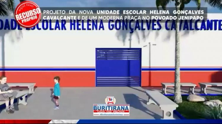 Prefeito Tony Brandão anuncia modernização da Escola Helena Gonçalves em Buritirana